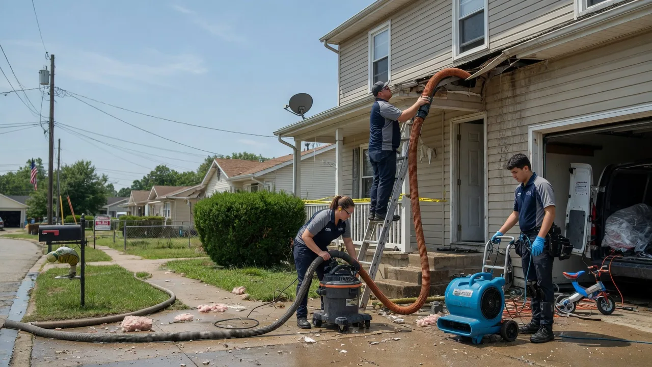Water Damage Restoration in New Goshen, IN near me